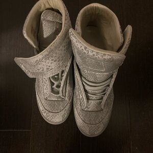 Maison Margiela - Future High Top Sneakers Grey 3M Reflective Python